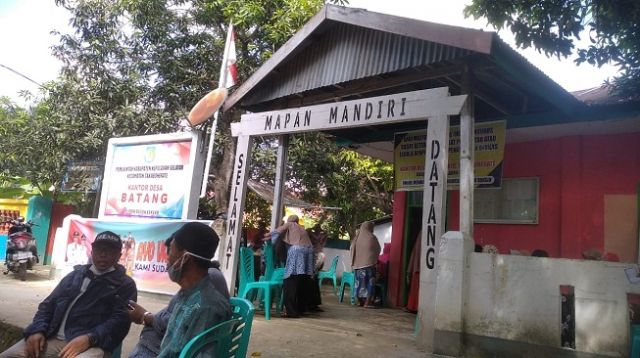 Vaksinasi di Desa Batang Kecamatan Takabonerate Kepulauan Selayar